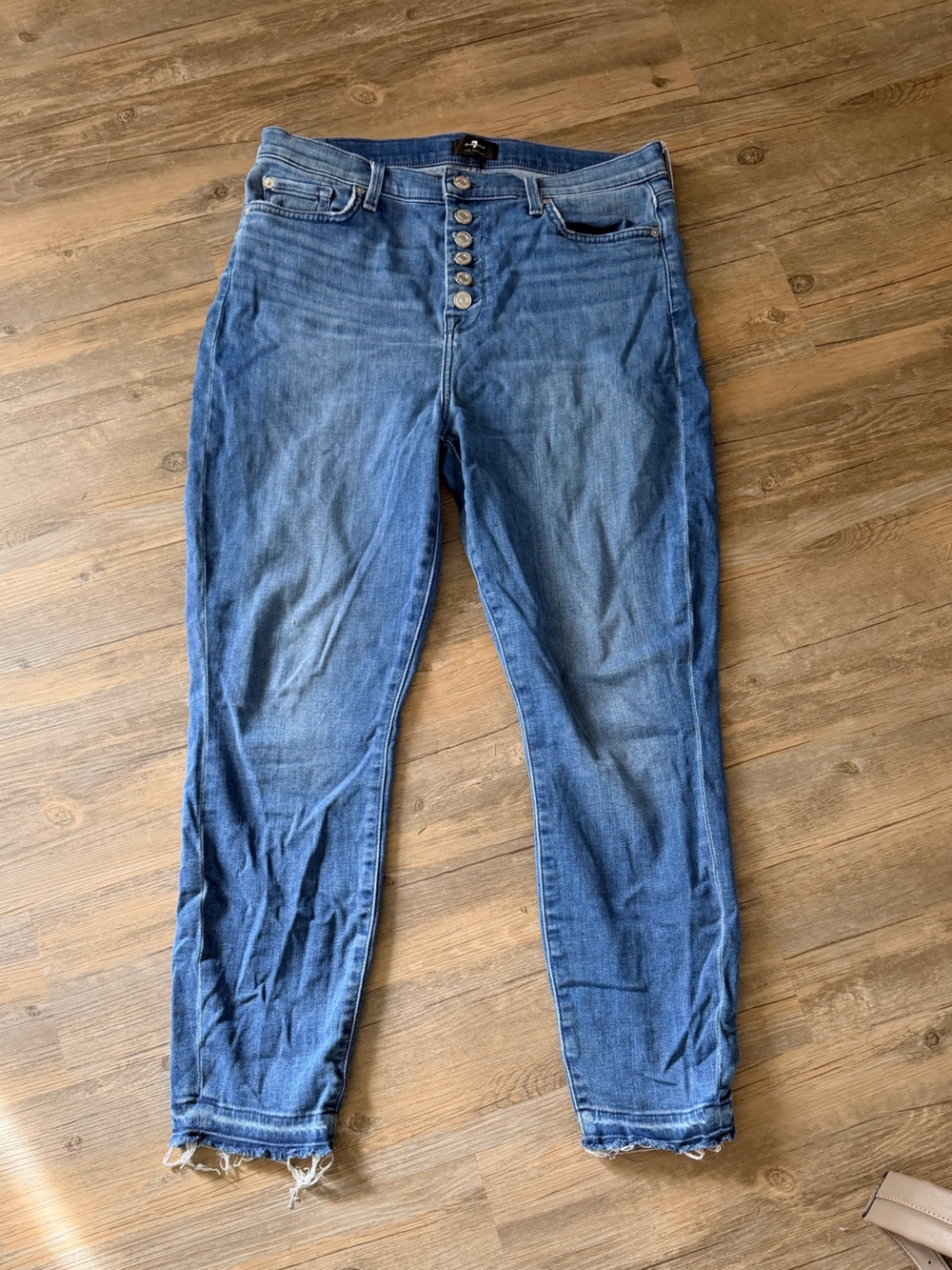 7 for All Mankind High Rise Skinny Jeans Size 31